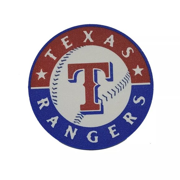 Texas Rangers Coaster Set - 3D Printed - (Set of 4) - Picture 2 of 4